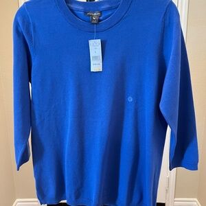 Eddie Bauer Womens' 3/4-Sleeve Lightweight Sweater, Size Large